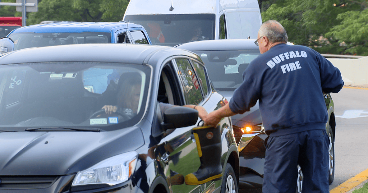 Buffalo Firefighters ‘Fill the Boot’ in Downtown Buffalo Thursday [Video]