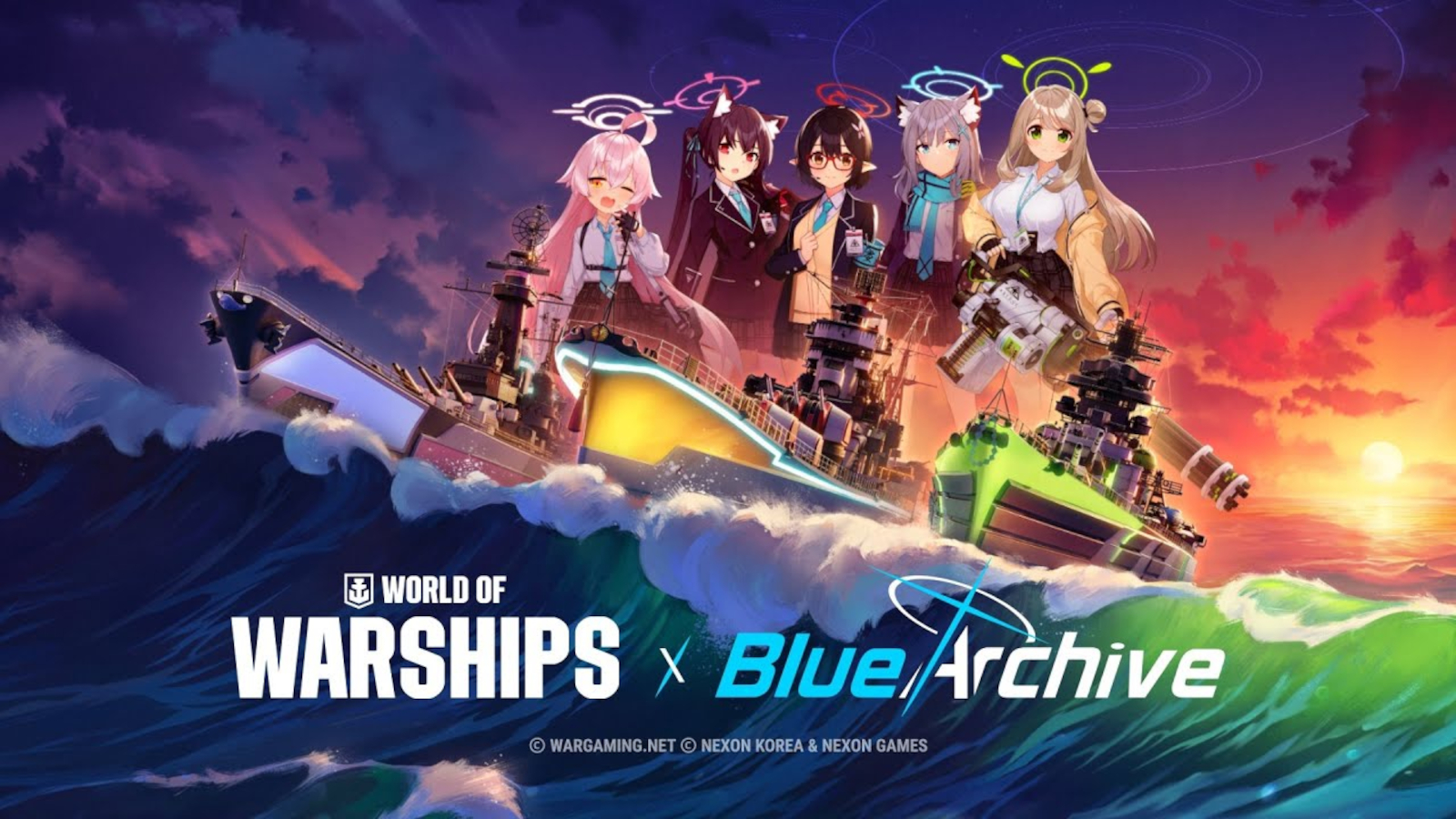 Add More Anime Girls To Your World Of Warships Commander Collection With The Blue Archive Crossover [Video]