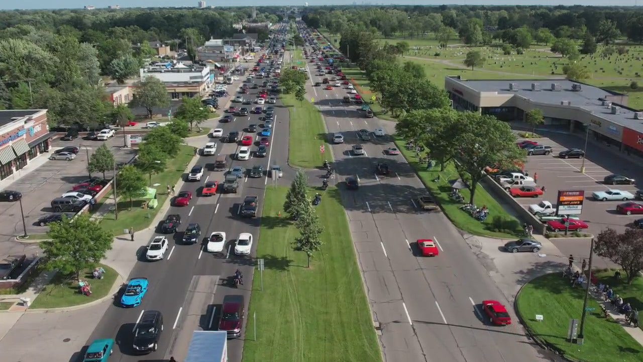 ‘Liquid sunshine’; Fans not worried about Woodward Dream Cruise rain [Video]