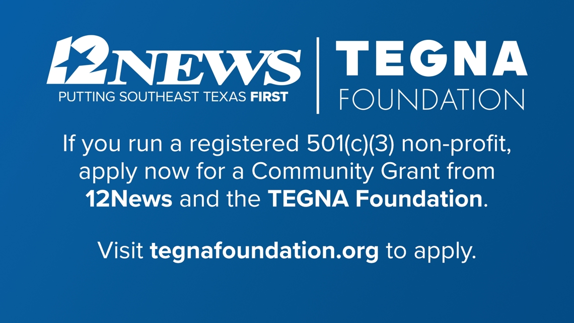 Apply for TEGNA, 12News grants for Southeast Texas non-profits [Video]