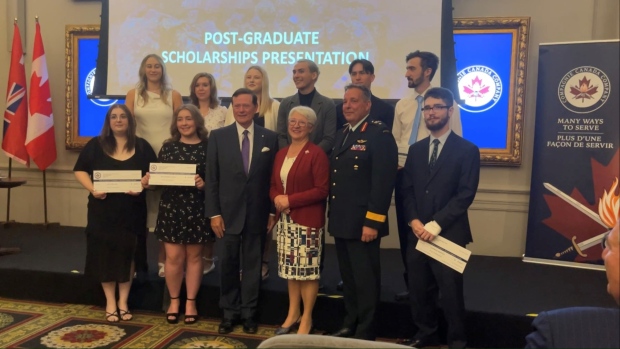 Scholarships awarded to students with parents who served, died in CAF [Video]