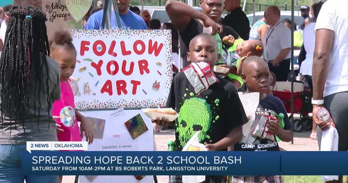 Spreading Hope provides free school supplies through Back 2 School Bash [Video]