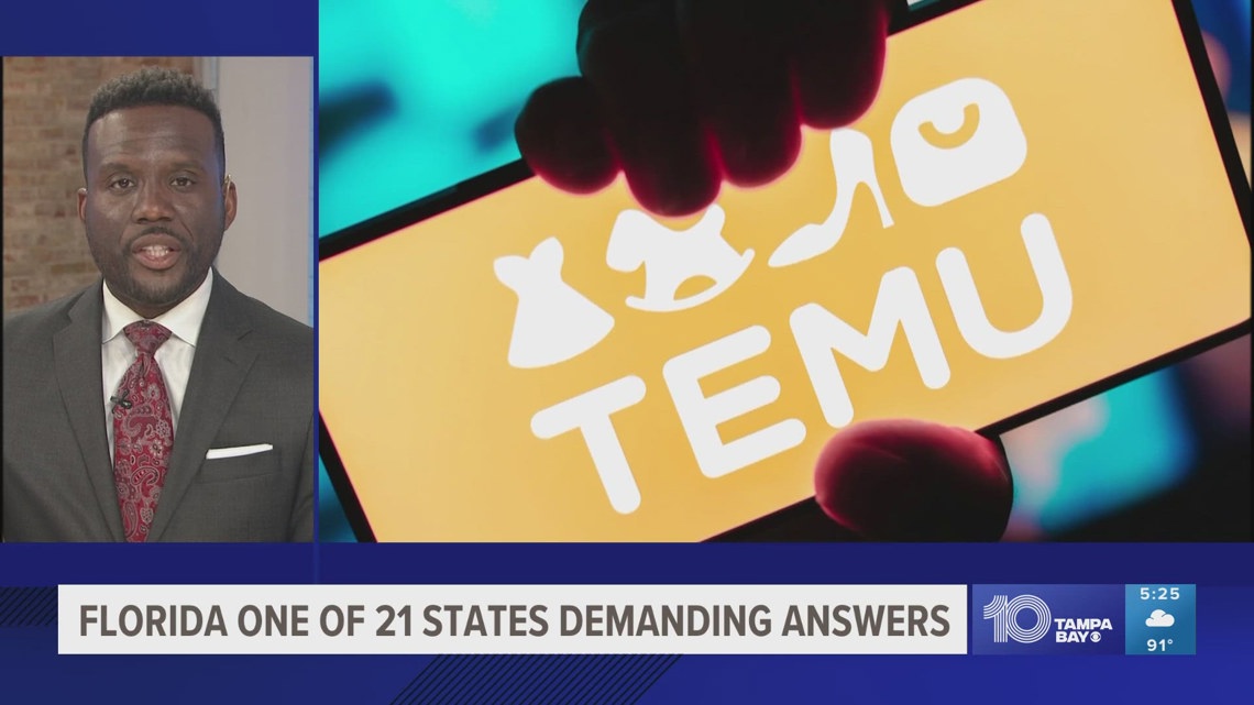 Florida joins 20 other states demanding answers from Temu [Video]