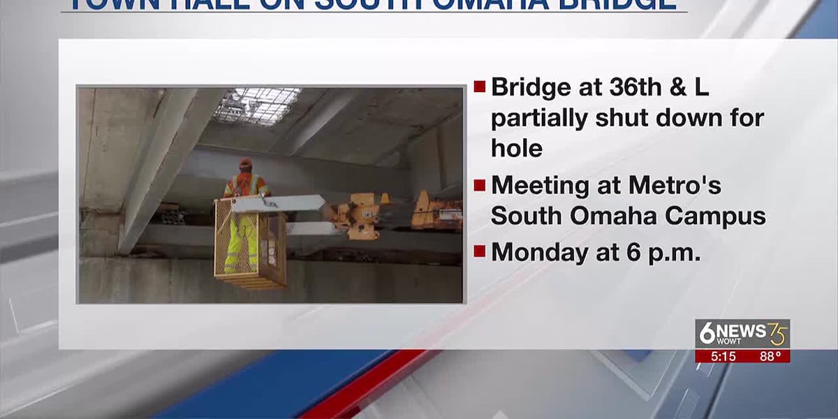 Omaha Councilman to hold town hall on hole in 36th Street bridge [Video]