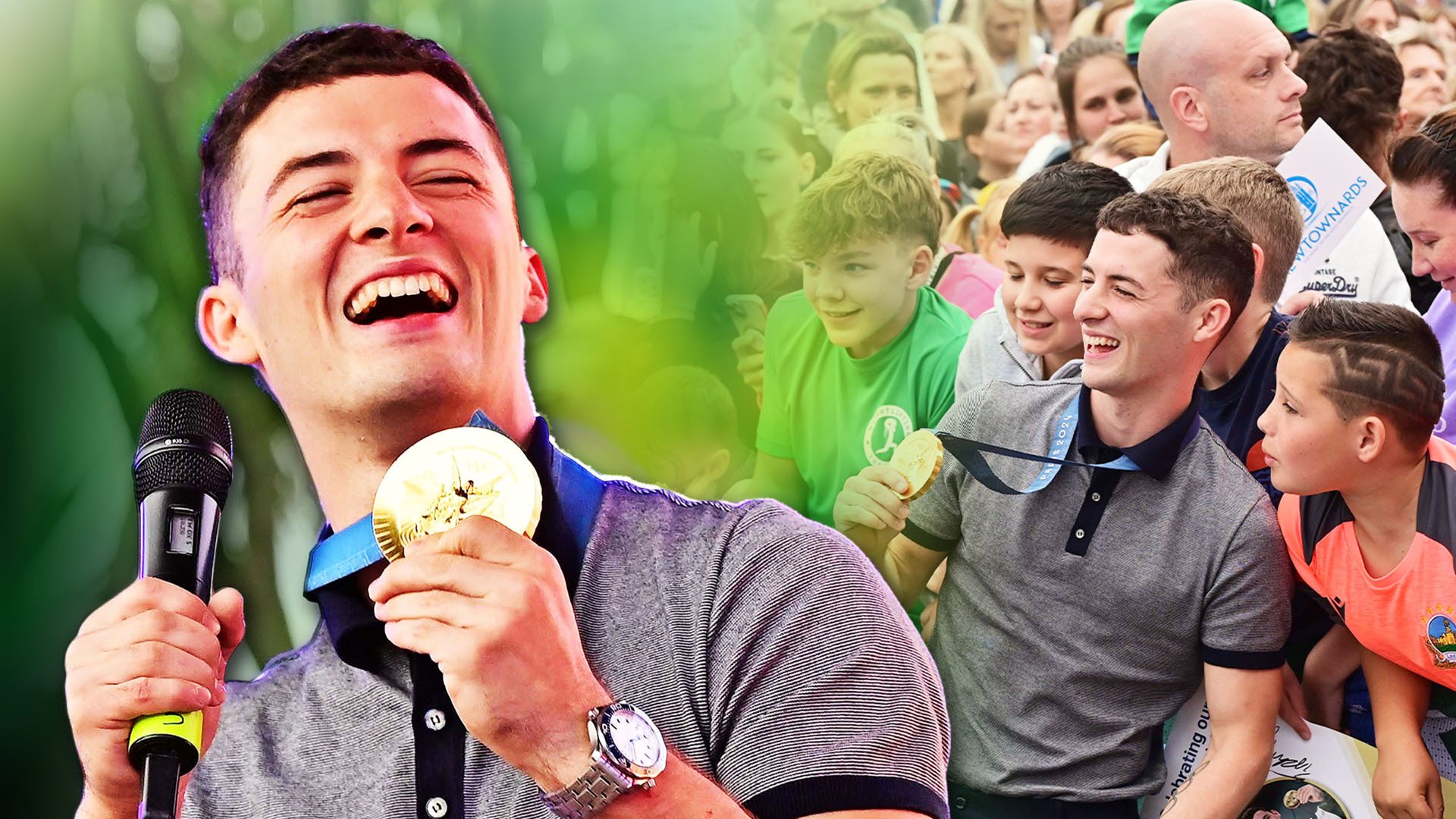 Rhys McClenaghan beams as he’s honoured with emotional homecoming party on return to Newtownards after 2024 Olympic gold [Video]