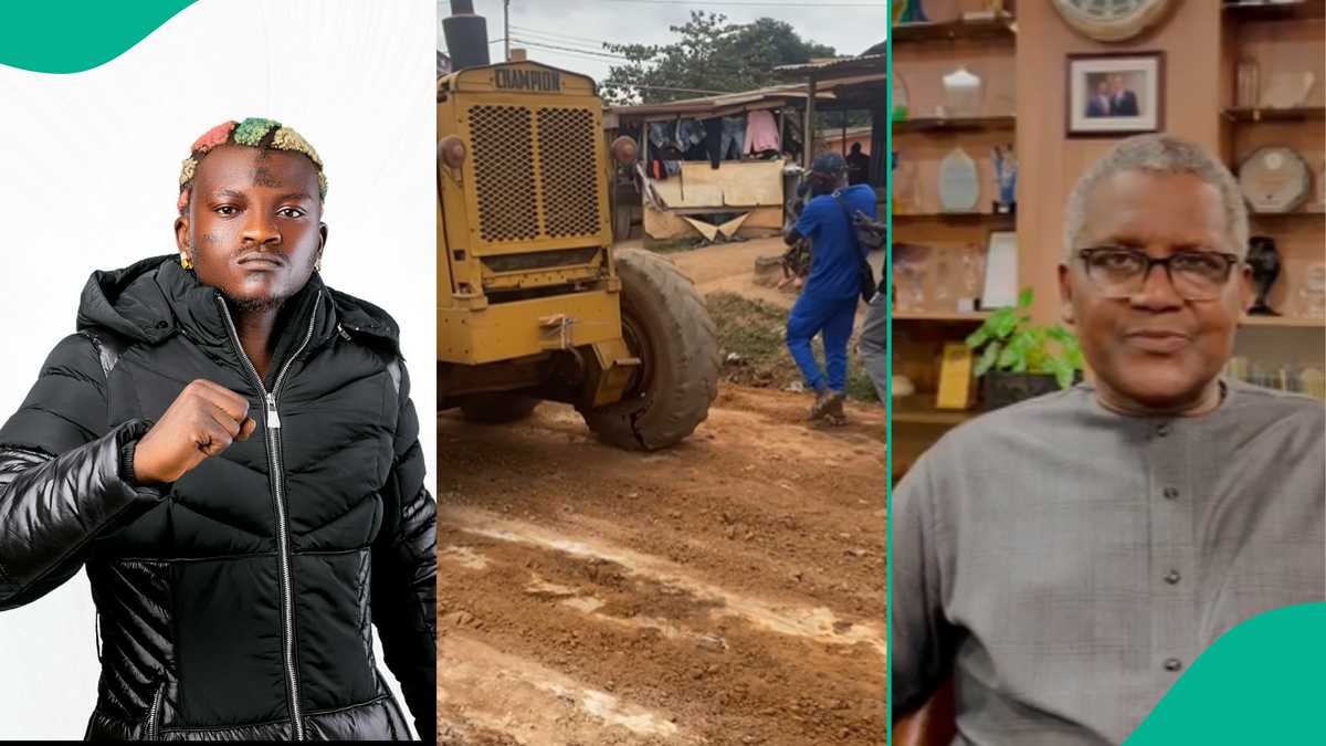 Portable Grades His Community Road, Claims He’s Richer Than Dangote: “Take Govt Approval” [Video]