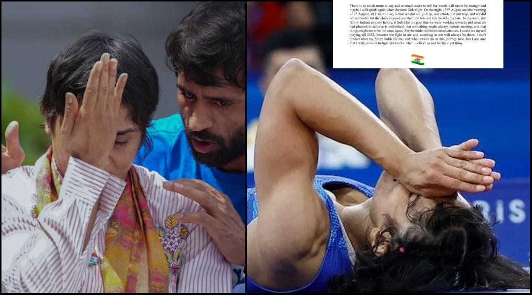 ‘Could see myself playing till 2032’:Wrestler Vinesh Phogat is ready to fight back; pens a heart-wrenching note after Paris Olympics disqualification row [Video]