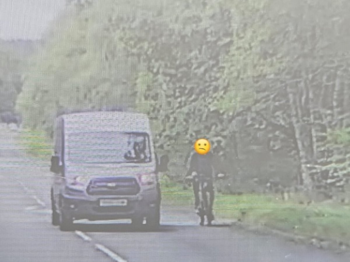 Van driver caught in the act of dangerous overtake of cyclist facing fine [Video]