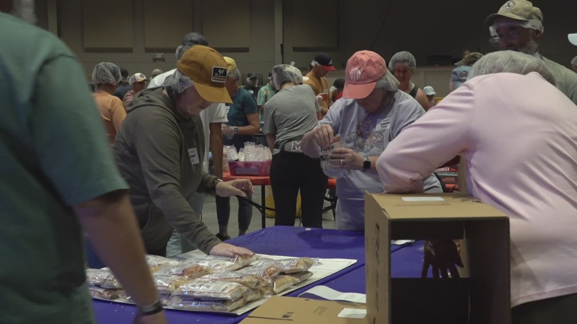 Blount Community Church and Rise Against Hunger pack more than 60,000 meals for those in need worldwide [Video]