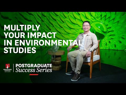 Multiply your impact with a Master of Environment [Video]