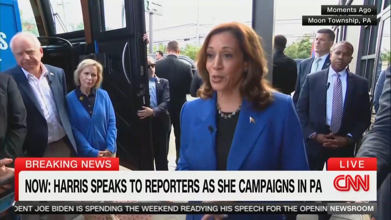 Kamala Harris Takes Questions From Reporters In PA [Video]