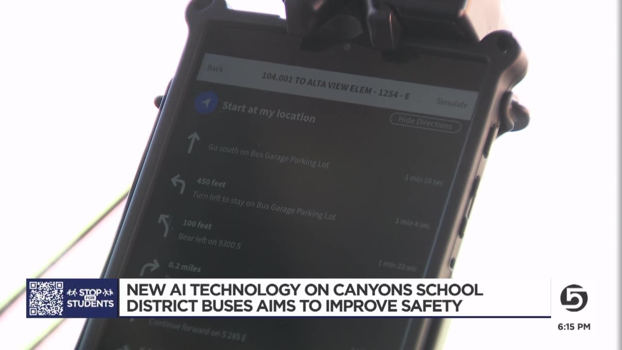 Video: New AI technology on Canyons School District buses aims to improve student safety [Video]