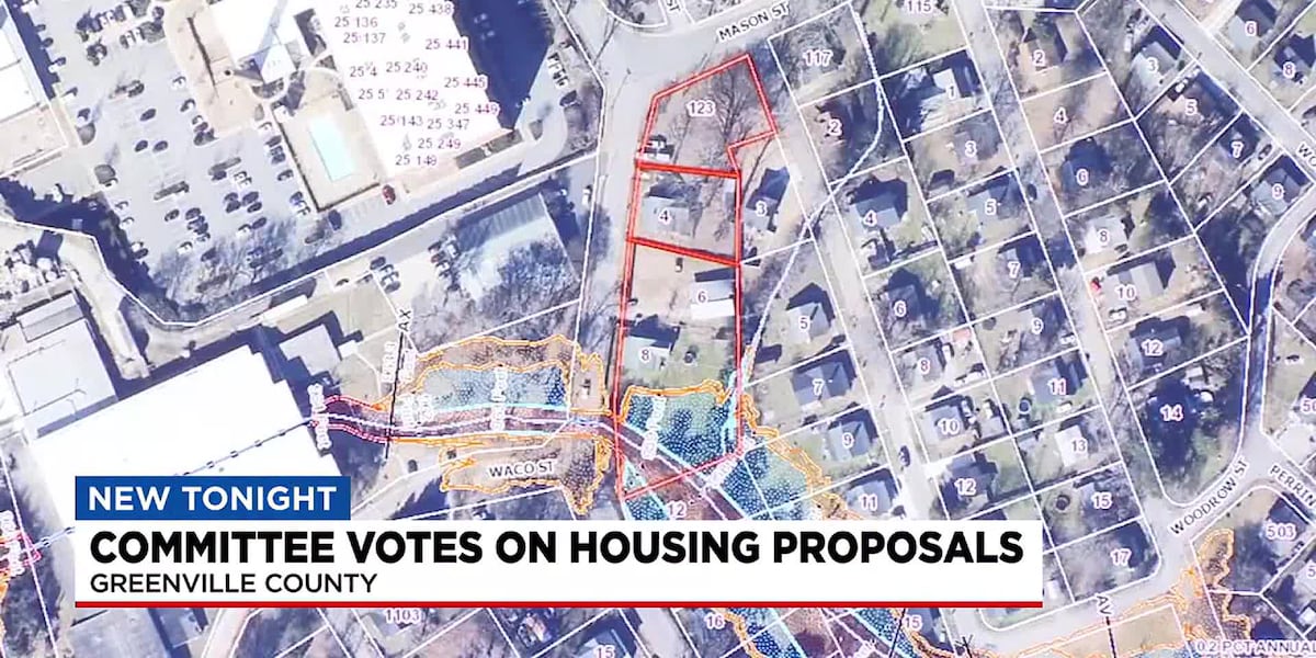 Greenville Planning Development committee vote on housing proposals [Video]