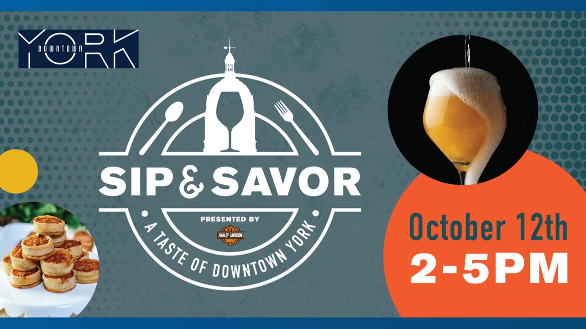 Sip & Savor returns to downtown York on October 12 [Video]