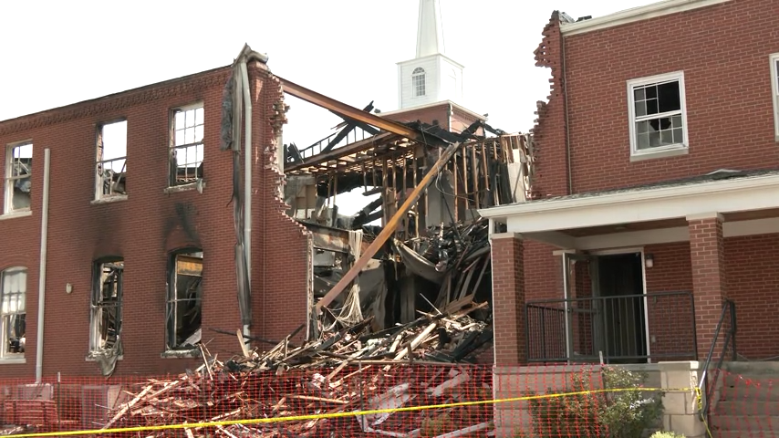 Nevada community vows to rebuild after fire damages church [Video]