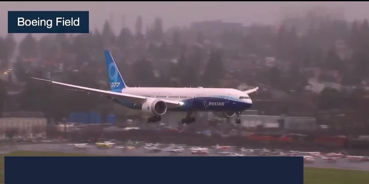 Boeing pauses test flights of their latest 777 jetliner after finding structural problem [Video]