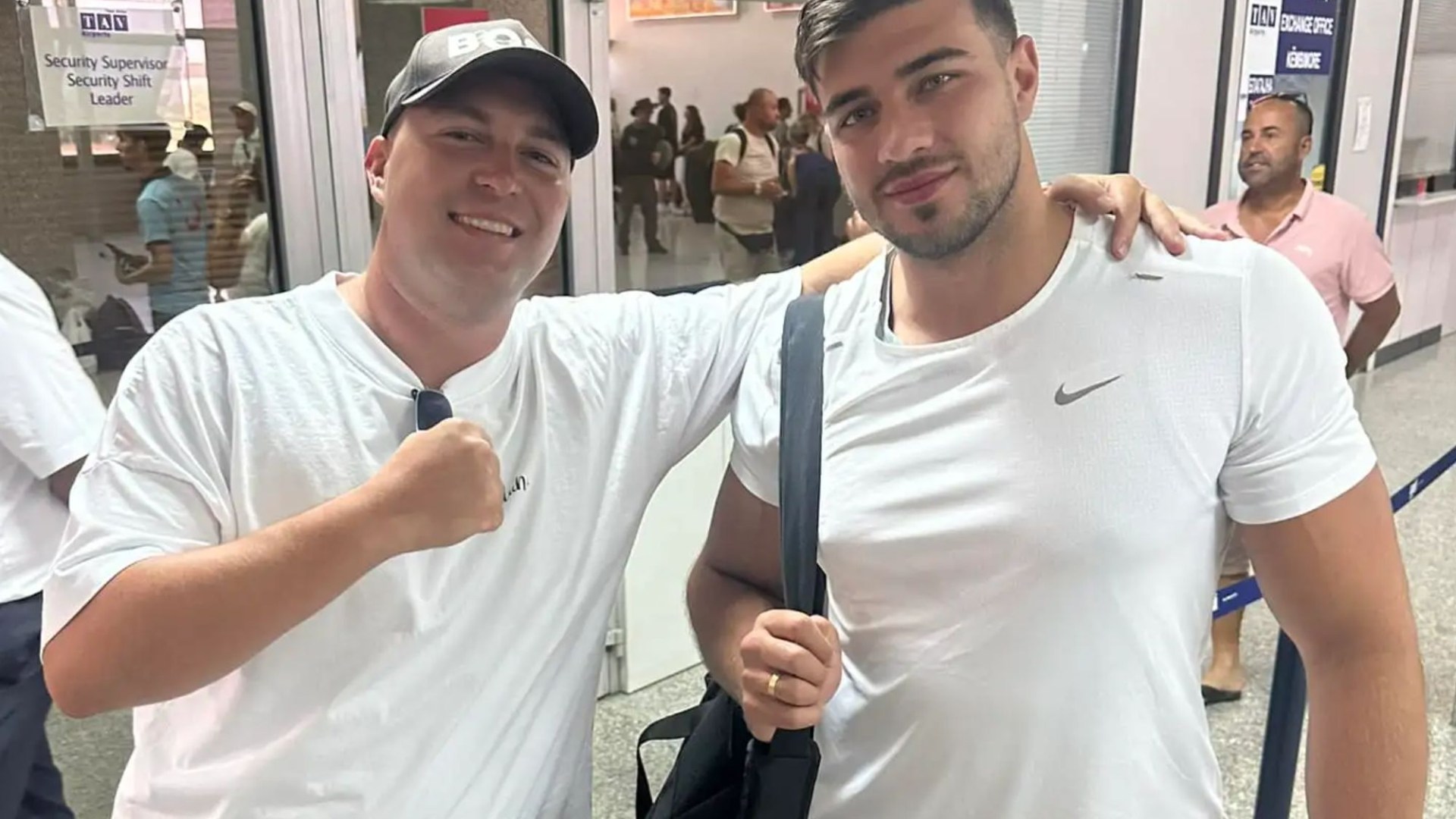 Sheepish Tommy Fury pictured in Macedonia just after cheating on Molly-Mae – as he poses with Love Island fans [Video]