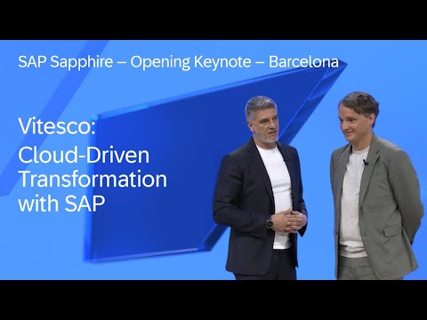 Vitesco: Cloud-Driven Transformation with SAP | SAP Sapphire 2024 [Video]