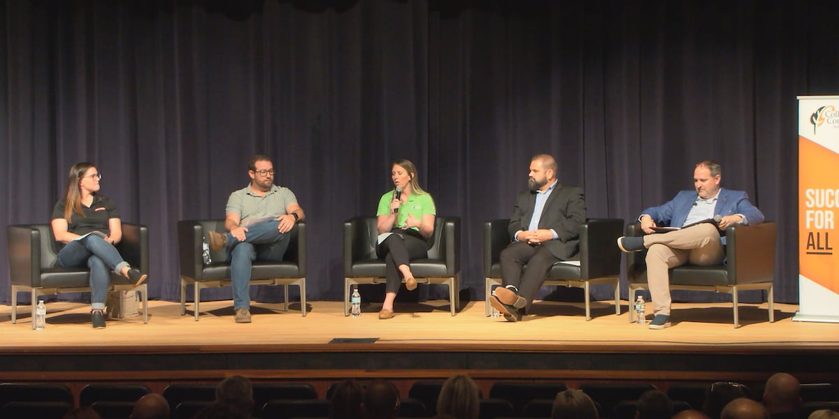 College Community School district teachers meet with businesses to discuss local economy [Video]