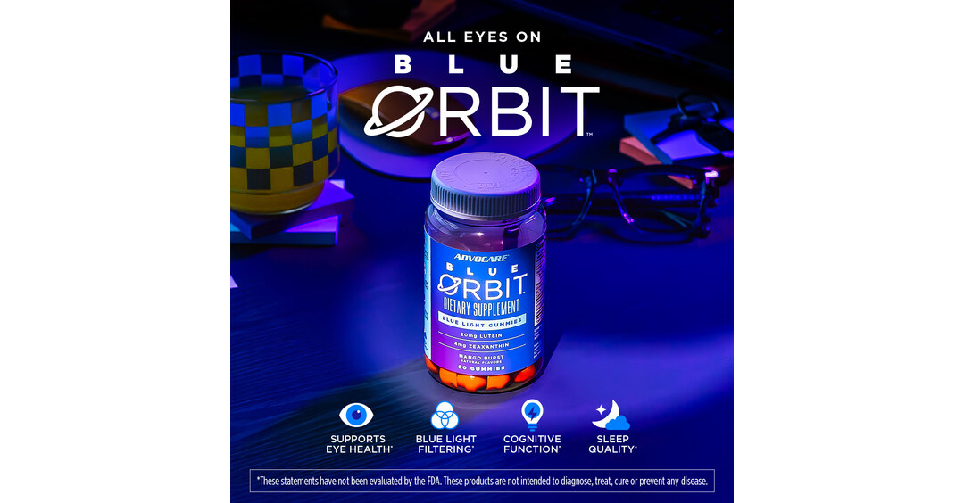 AdvoCare Introduces Blue Orbit Multi-Nutrient Gummies for Eye, Brain, and Sleep Support to Help Consumers Get the Daily Wellness Support They Need [Video]