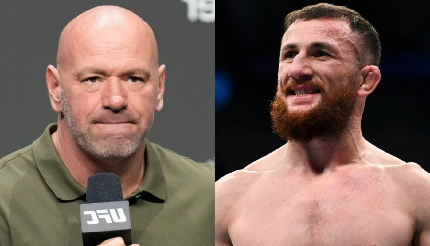 Dana White blasts Merab Dvalishvili for revealing pre-UFC 306 cut: “Our guys are so dumb!” [Video]