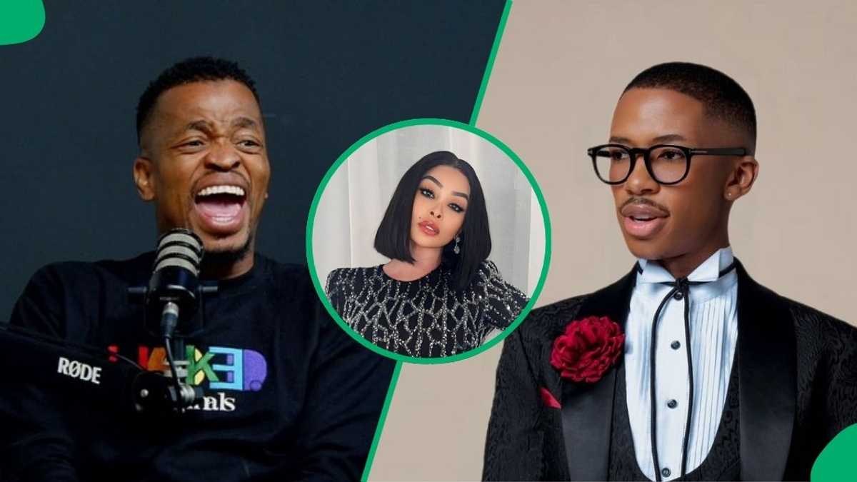 Mpho Popps Trolls Lasizwe About His White Sister Khanyi Mbau, SA Reacts: You Wont See Heaven [Video]