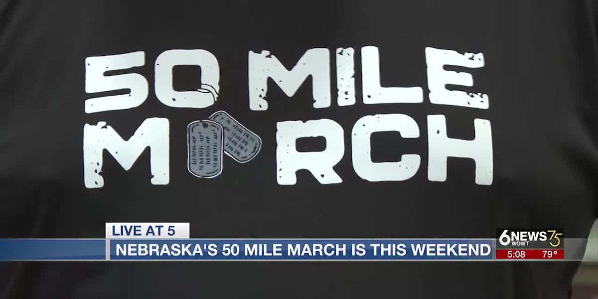 Nebraskas annual 50 Mile March aims to raise funds to empower veterans [Video]