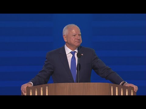 FULL SPEECH: Tim Walz accepts Democratic nomination for vice president at DNC [Video]