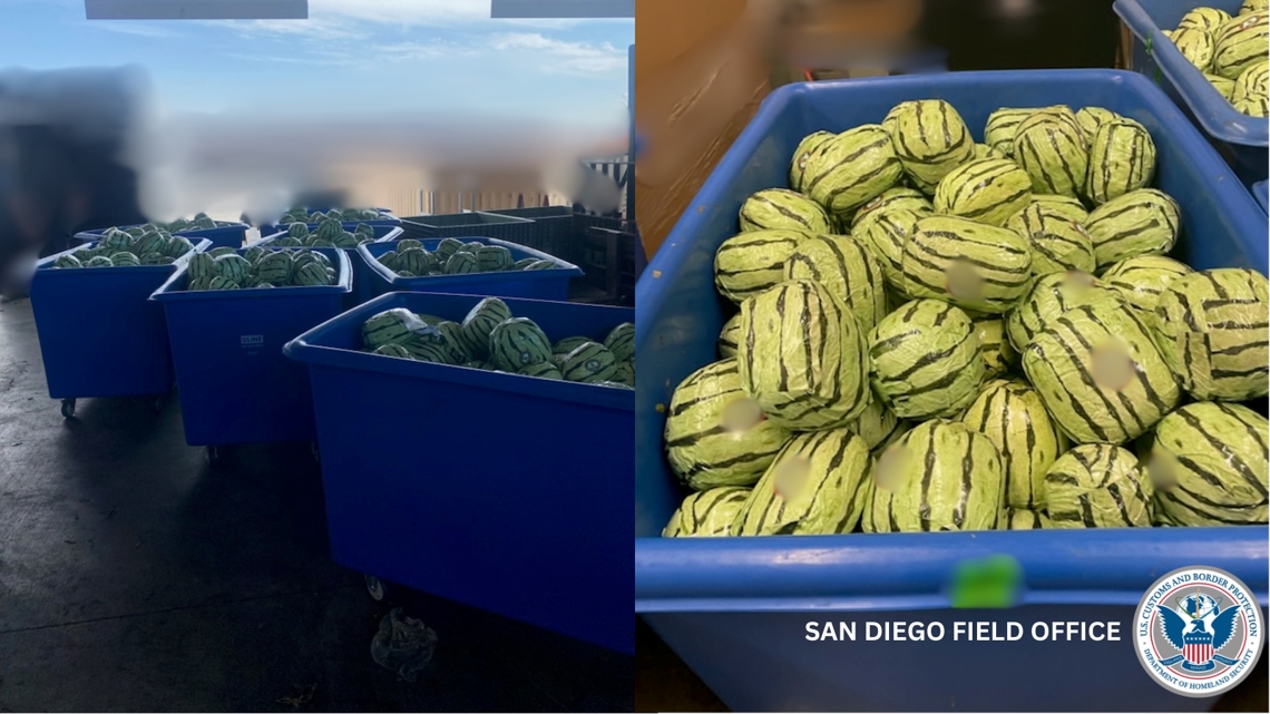 CBP officials seize meth hidden in celery, watermelon shipments [Video]