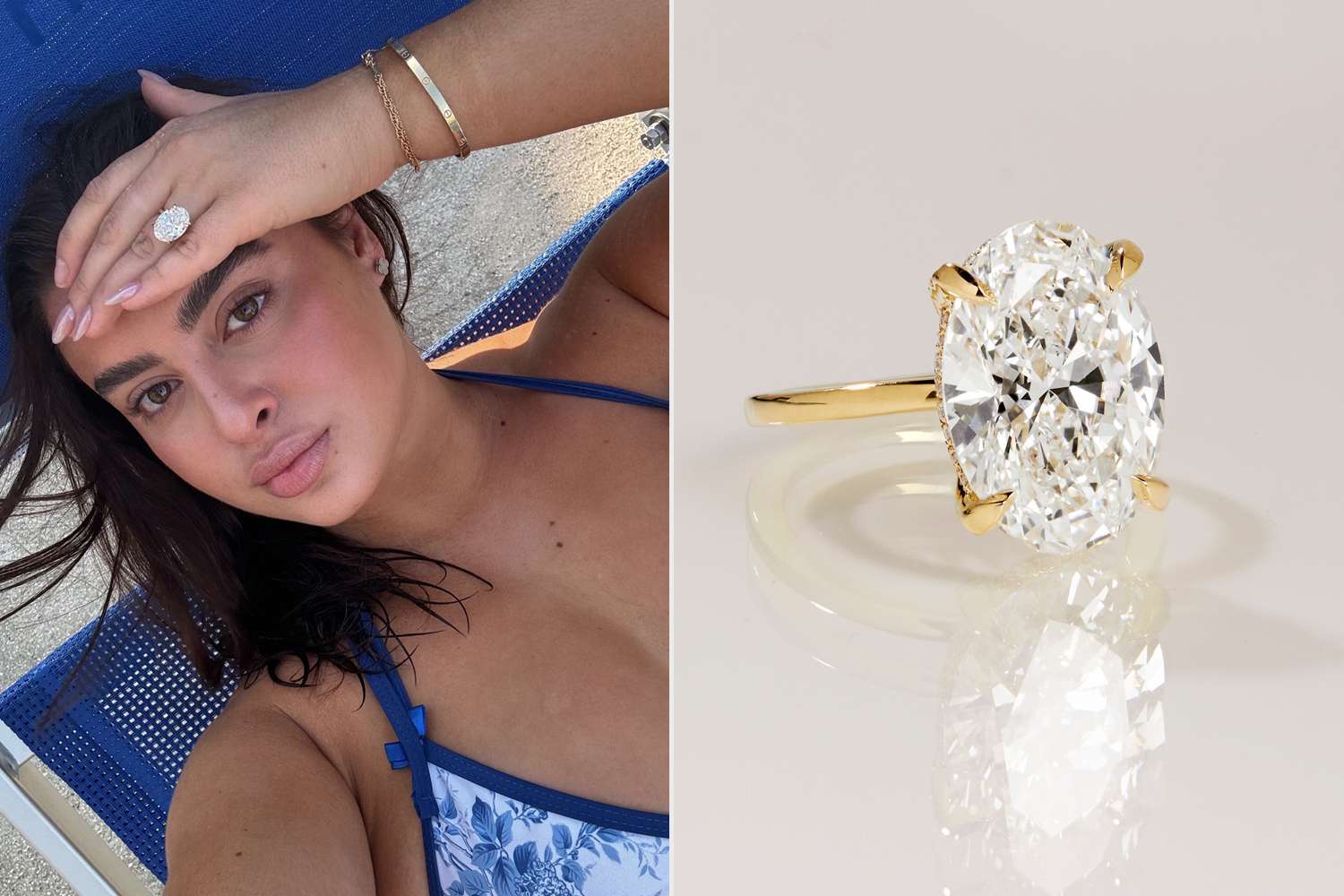 Kalani Hilliker Shares Exclusive Details on Huge Diamond Engagement Ring [Video]