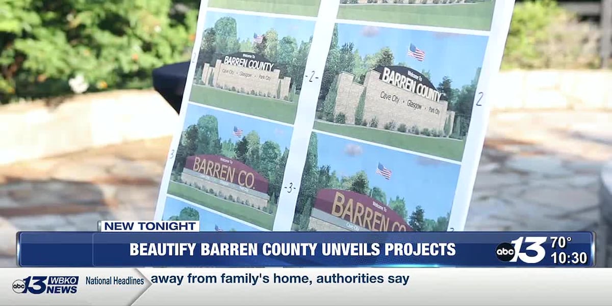 Beautify Barren County unveils latest projects [Video]