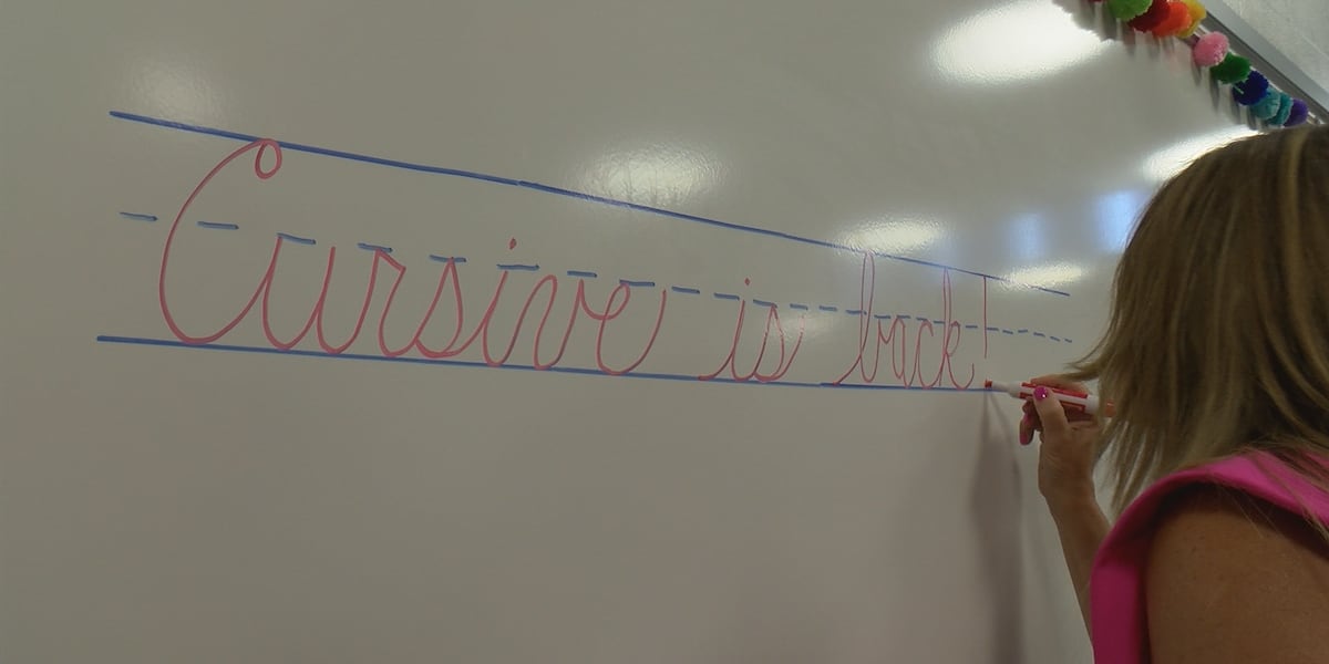 Back to school: Back to cursive in the classroom under Iowa Education standards [Video]