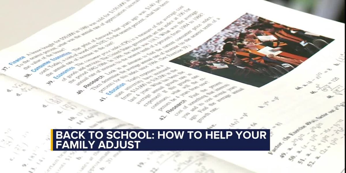 Back to School: How to help your family adjust [Video]