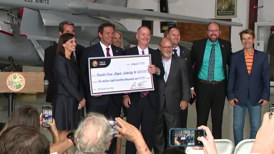 DeSantis grants millions for improvements at Space Coast Airport [Video]