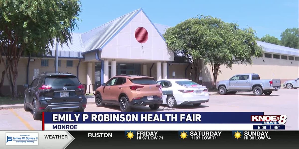 Emily P. Robinson Community Center hosts Health Fair [Video]