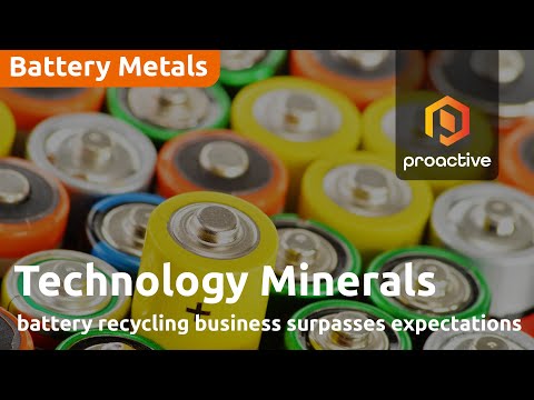 Technology Minerals’ battery recycling business surpasses expectations [Video]