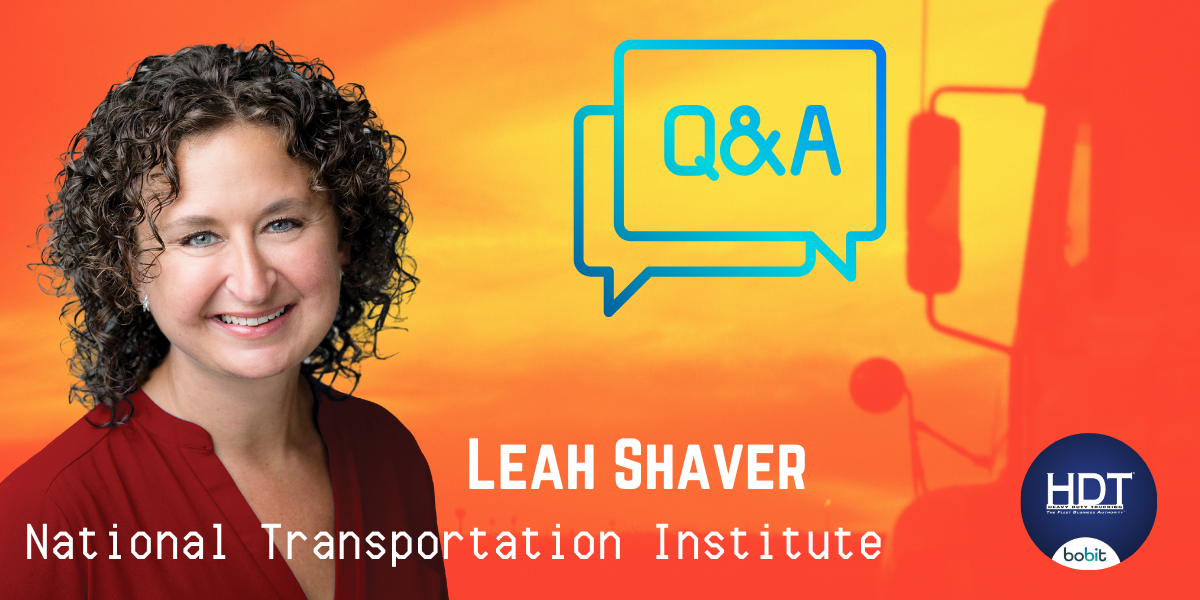 Q&A: NTI’s Leah Shaver on What’s Keeping Women Out of Trucking – Drivers [Video]