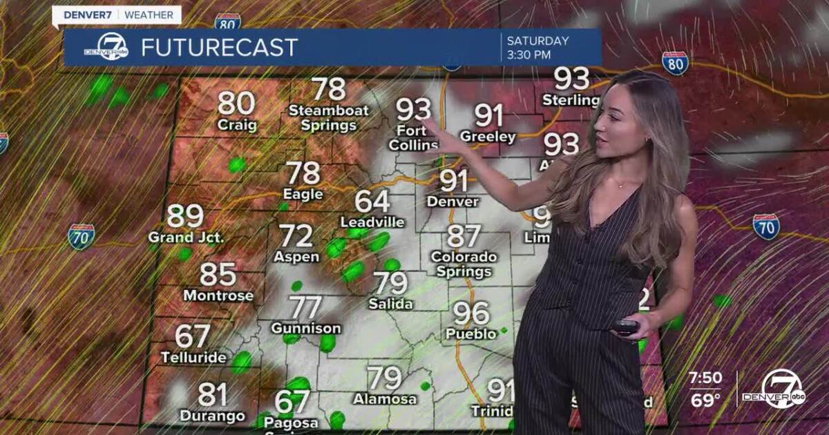 Warmer Saturday, with scattered late-day storms and showers [Video]