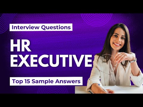 Top 15 HR Executive Interview Questions and Answers | Practice with me! [Video]