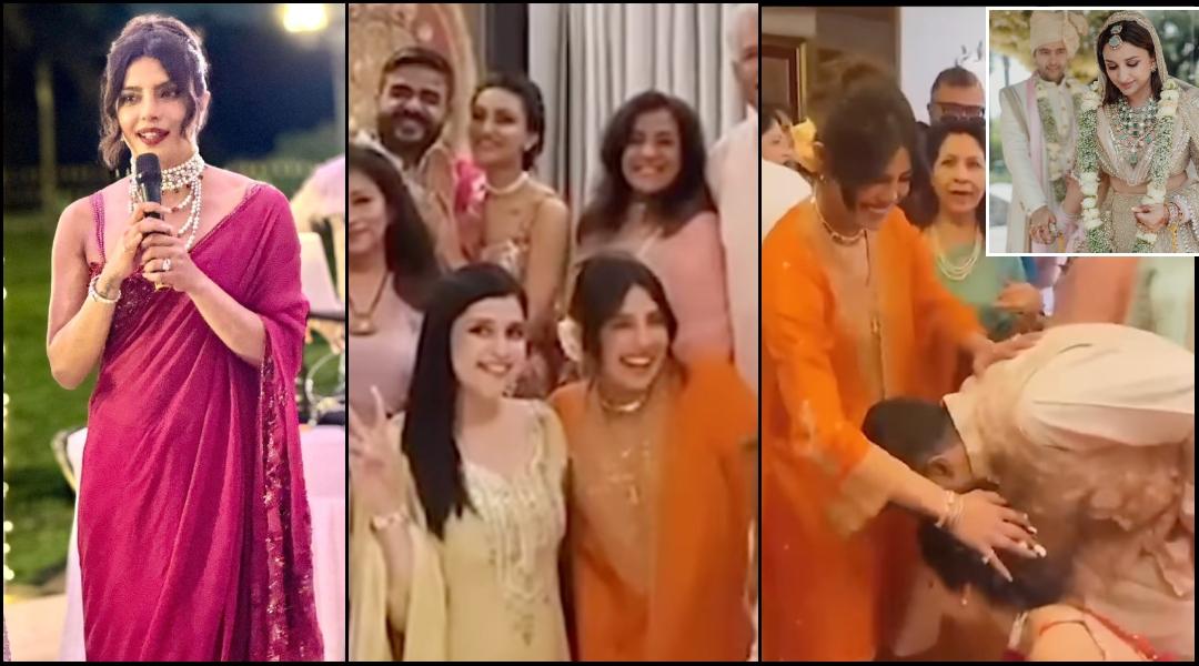 ‘Where is Parineeti Chopra?’: Fans ask as Priyanka Chopra poses with Mannara Chopra as they attend Siddharth’s pre-wedding festivities [Reactions] [Video]