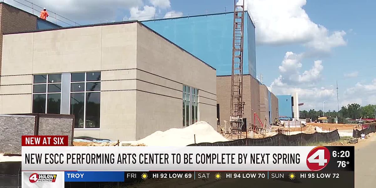 ESCC Performing Arts Center to be complete by spring semester [Video]