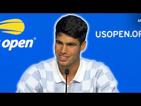 Carlos Alcaraz press conference ahead of the US Open  [Video]