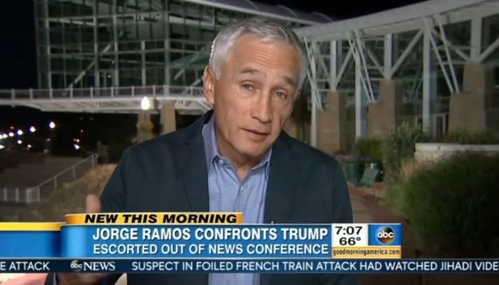 FLASHBACK: Jorge Ramos Produced 2015 Iowa Heckling of Donald Trump [Video]