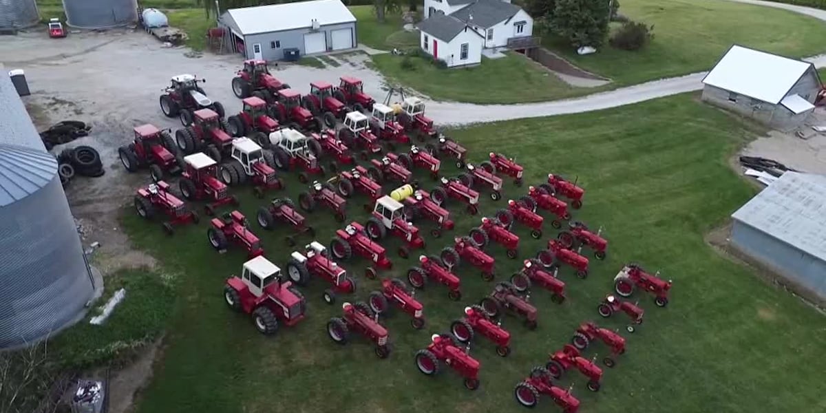 Farmer celebrates 80th birthday with 51 tractors [Video]