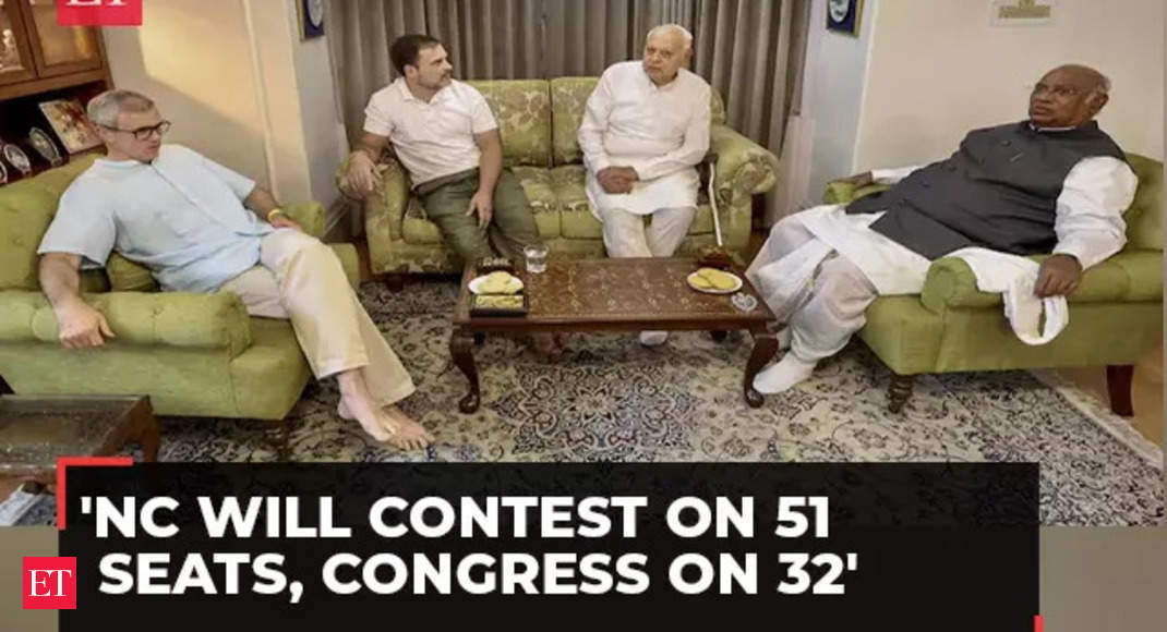 J&K Elections 2024: Cong-NC complete agreement on seat sharing for all 90 constituencies – The Economic Times Video