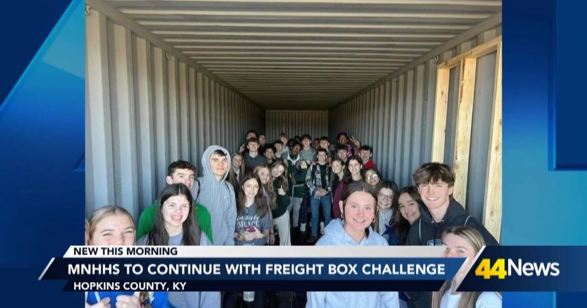 Madisonville-North Hopkins High School students to continue with Freight Box Challenge | Video