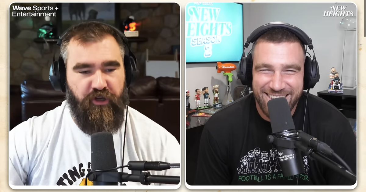 Travis, Jason Kelce take popular ‘New Heights’ podcast to Amazon’s Wondery [Video]