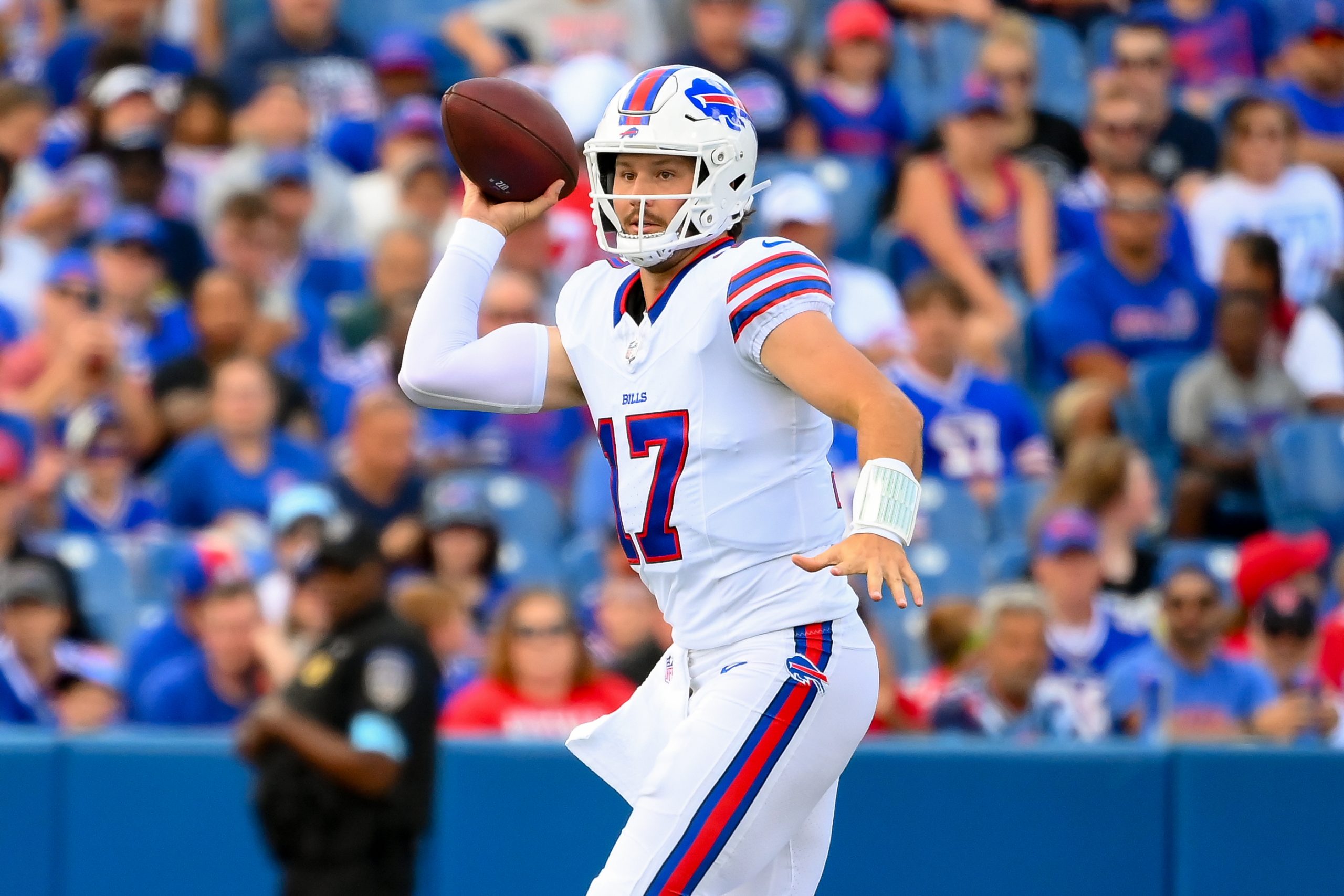 Bills’ Josh Allen Has Hilarious Reaction to Being Voted Most Overrated QB in NFL [Video]