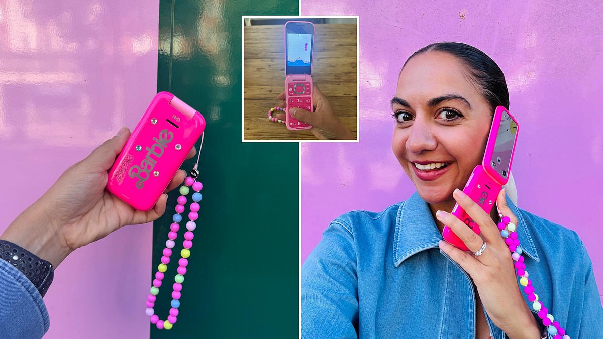 I tested Barbie’s iconic pink flip phone – and the retro 99 device (complete with a built-in mirror, Snake, and missed call from Ken) could finally be what it takes to make me do a digital detox [Video]