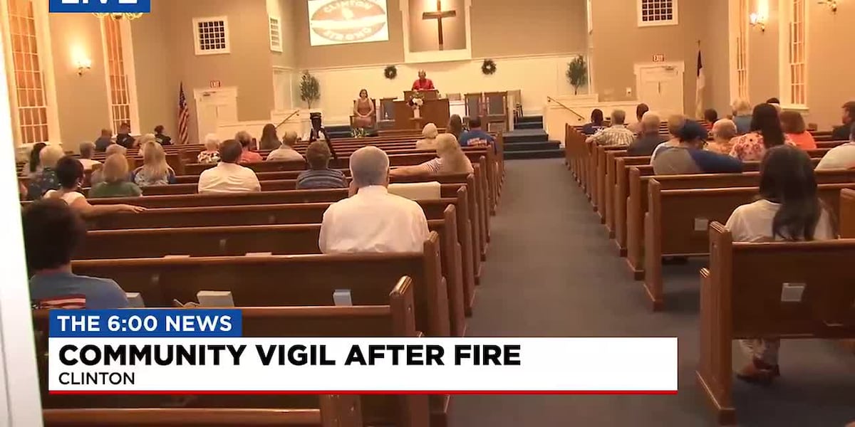 Clinton community held prayer vigil after fire destroys businesses [Video]